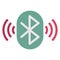 Bluetooth, communication Color vector icon you can edit or modify it easily