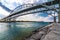 Bluewater border crossing bridge, Sarnia Ontario Canada