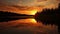 Bluff: Serene Lake Reflecting Stunning Sunset