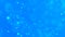 Blur bokeh bubble abstract move from left to right on blue screen