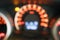 Blur closeup car dashboard