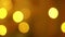 Blur Golden Bokeh Light Art Abstract Background 4K. Bokeh Night Stock Footage