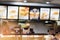 Blur image of fast food restaurant, use for defocused background
