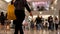 Blur motion of people shopping