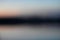 Blur on the river. Fog over the water. Before dawn. Dream lake.