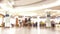 Blur scene People shopping modern luxury department store