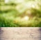 Blur summer forest bokeh