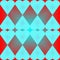 Blur tapestry hearts pattern