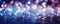 Blurred Backdrop Of Shimmering Silver, Purple, And Blue Lights Space For Text