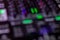 Blurred Background of Digital DJ Controller Console with glowing lights in party atmosphere Music Industry