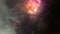 Blurred background with lights of firework