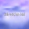 Blurred background of purple-blue with the addition of indigo, sky, clouds. Greeting, positive inscription