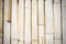Blurred bamboo wood wall , vintage ,vignette , background .