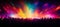 Blurred bokeh background with vibrant concert visuals and lively entertainment aesthetics