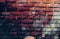 Blurred brick wall texture background