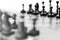 Blurred chess background