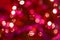 Blurred colorful circles bokeh of christmas lights