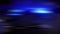 Blurred creative smooth horizontal blue lights from real fire engine truck