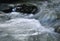 Blurred detail of a mountain stream