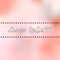 Blurred dim pink background with bright tangerine spots, paint stains, pink mist, vector