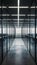Blurred empty office space conveying sense of spaciousness and minimalism