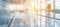 Blurred glass wall of modern office building in business district for corporate background