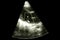 Blurred heart ultrasound image. Screen with fetal echocardiography. Symbol diagnostics in healthcare