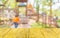 blurred image for background of children\'s playground