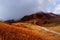 Blurred image, Nathang valley under clouds, Sikkim