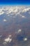 Blurred image, nice white clouds in the atmosphere, image shot in the sky from aeroplane. Nature stock image