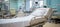Blurred interior of hospital with a subtle abstract touch, creating a captivating medical background
