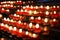 Blurred lighten red candles, St. Charles Church Karlskirche, Vienna Wien, Austria Ã–sterreich