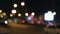 Blurred night traffic lights abstract background