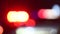 Blurred Police Traffic Stop at Night