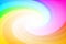 Blurred rainbow colors twist wave colorful effect for background, illustration gradient in water color art swirl rainbow and sweet