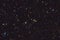 Blurred shot of Markarian\\\'s Chain of galaxies in Virgo Cluster