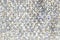 Blurred shot of a silver glitter fabric