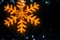 Blurred snowflake background