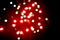 Blurred spots of firework