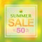 Blurred Summer Sale Banner