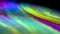 Blurred swish of rainbow colours from macro soap bubble