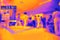 Blurred Thermographic image.