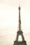 Blurred vertical shot of an Eiffel Tower in Paris, France