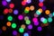 Blurred vibrant bokeh circles abstract background
