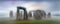 A Blurred Vision Walking towards Stonehenge Ruins