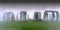 A Blurred Vision Walking towards Stonehenge Ruins