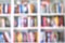 Blurrred - books, bookshelves and library. Use full as background - copy space.