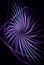 Blurry abstract purple pinwheel background
