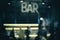 Blurry bar background