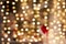 Blurry Christmas lights out of focus background